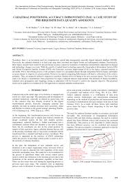 A survey by united nations agencies unicef and unfpa undertaken in december 2020 during the conditional movement control order (cmco) found that the. Pdf Cadastral Positioning Accuracy Improvement Pai A Case Study Of Pre Requisite Data Quality Assurance