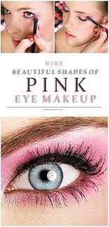 9 beautiful shades of pink eye makeup