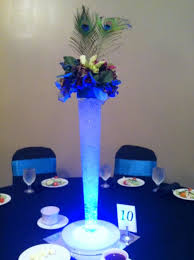 Free shipping on orders over $25 shipped by amazon. Pin By Carolina Event Services On Flowers Centerpieces By Ces Peacock Centerpieces Peacock Wedding Theme Peacock Wedding Colors