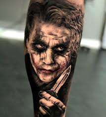 The bold shades make for a vivid display that put on a happy face takes on a new meaning with this haunting joker tattoo sleeve. Ha Ha Ha Seven7tattoo T Tattoo Tatuaje Ink Love Cine Boy Man Joker Spain Espana Malaga Joker Tattoo Design Joker Tattoo Scary Tattoos