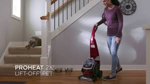 Bissell Proheat Lift Off Pet Manual Proheat 2x Lift Off Pet Upright Carpet Cleaner Youtube