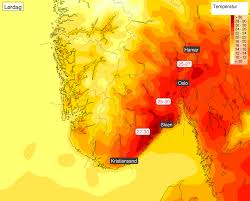 De har sett på statistikk for været i de forskjellige landsdelene de siste 15 årene. Varmt Vaer Pa Vei Mot Ostlandet