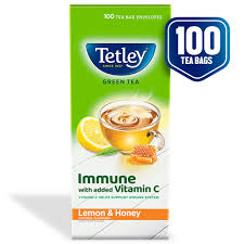 Garlic,raw honey and lime tea,delicious detox agent,20 teabags,40g. Amazon Com Tetley 1 Green Tea Lemon And Honey 100 Tea Bags Grocery Gourmet Food