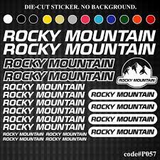 Check spelling or type a new query. Rocky Mountain Vinyl Die Cut Sticker Kit Decal Funny Jdm Bicycle Mtb Bike Fridge Wish