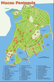 Macau Travel Map 2010 2011 Printable Macau Tourist Maps Tourist Map Macau Travel Macau