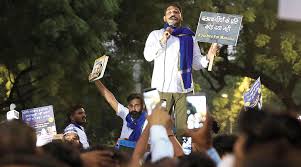 Chandrashekhar azad—the man in the blue scarf. Bhim Army Chief Four Others Named Among Time Magazine S Top Emerging Leaders Telegraph India