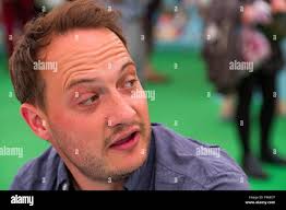 Will Hill, award winning author, writer of novels for YA 'young adult'  readers, appearing at the 2018 Hay Festival of Literature and the Arts. The  annual festival in the small town of