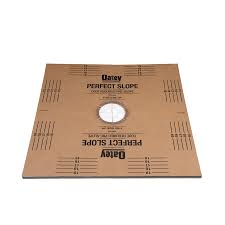 Oatey 40 In X 40 In Tile Shower Pre Slope Base White And Brown Solid Surface Shower Kit In The Shower Base Parts Department At Lowes Com