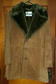 Vintage Lakeland Shearling Suede Leather Coat Brown Faux Fur Lined 40 Lakeland Shearling Brown Faux Fur Leather Coat 40th Clothes