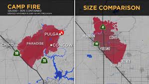 Color 8.5 x 11 (pdf) color 11 x 17 (pdf) this page links to pdf files. Camp Fire Using Fresno To Get Perspective On Extent Of Devastation Abc30 Fresno