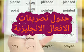 تصريف الافعال في اللغة الانجليزية