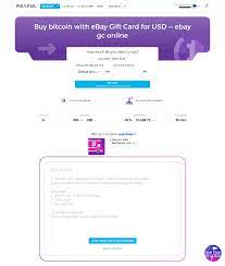 Buy with paypal or bitcoin and get money back. How To Buy Bitcoin Using An Ebay Gift Card We The Cryptos