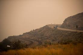 Bc wildfire service says the smoke is currently impeding most of the air support operations due to visibility and safety is a concern for the pilots and firefighters. W56rzyrbwpz0m