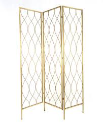 Maybe you would like to learn more about one of these? Sagebrook Home Geometrical Inspired Gold Leafed 3 Panel Metal Room Divider