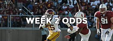 There are 21 games featuring fbs teams this weekend here's a look at our picks (based on odds courtesy of betonline.ag) and previews for week 2's action. Week 2 Ncaa Football Lines Spreads Totals For Every Game