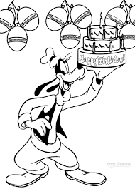 Have fun coloring this nice picture with mickey and his friend goofy! Printable Goofy Coloring Pages For Kids