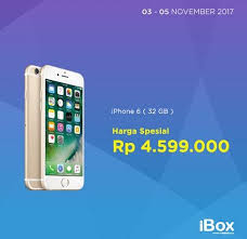 Special Price Iphone 6 32 Gb At Ibox November 2017 Grand Indonesia