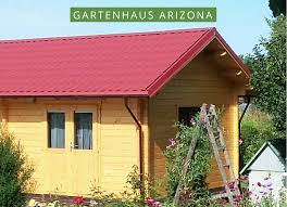 Garten Und Freizeithaus Arizonaiso Rotes Dach Gartenhaus Haus