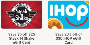 Get it as soon as wed, aug 18. Expired Kroger Online Save 20 On Ihop Steak N Shake Gift Cards Limit 3 Of Each Gc Galore