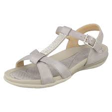 Ladies Rieker Slingback Sandals V9463 42 Grey Synthetic Uk Size 3 5 Eu Size 36 Us Size 5 5