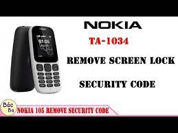 Install nokia mtk drivers 32bit or 64bit according to your operating system. Nokia 105 Ta 1034 Remove Sreen Lock Security Code Youtube