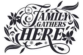 Download Family Gathers Here Svg Cut File By Creative Fabrica Crafts Creative Fabrica
