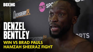 Denzel Bentley Reacts To Brad Pauls Win & Hamzah Sheeraz Fight