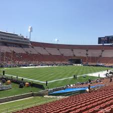 los angeles memorial coliseum section 126 rateyourseats com