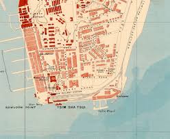 Vintage Map Of Victoria Hong Kong 1930 Map Of Victoria Old Maps Vintage Map