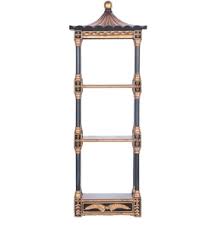 Check spelling or type a new query. Lot Art Pagoda Style Hanging Decorative Shelf