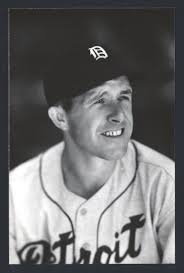 JACK TIGHE Real Photo Postcard RPPC 1940s Detroit Tigers George Burke