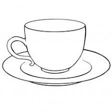 Printable Tea Cup Coloring Page Tea Cup Drawing Coffee Cup Art Tea Cup Art