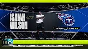 Isaiah wilkinson is on facebook. Titans Select Georgia T Isaiah Wilson With No 29 Pick In 2020 Nfl Draft Youtube