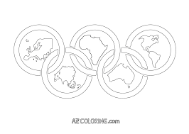 olympic rings colouring page feedthefightbos