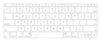 Computer-Tastatur-Tasten-Layout-Vorlage Mit Buchstaben Für Grafik  Verwenden. 3D-Darstellung. Lizenzfreie Fotos, Bilder Und Stock Fotografie.  Image 65941753.