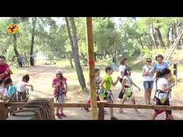 Visitors can choose to fly from tree to tree, up to 15 meters height using special equipment. Video Adventure Park
