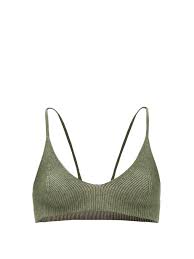 Style it with tanks now and tuck in a chunky knit once the weather cools. Valensole Scoop Neck Rib Knitted Bra Top Jacquemus Matchesfashion Uk