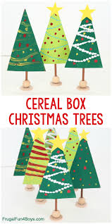 Keep your christmas tree in good condition by storing it properly between seasons. Cereal Box Trees Christmas Craft For Kids Frugal Fun For Boys And Girls