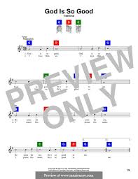 God is so good lyrics and chords. God Is So Good By Folklore Sheet Music On Musicaneo