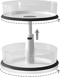 Each shelf holds up to 15kg and rotates 360 degrees. Amazon Com Kitchen Carousel