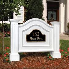 The best designs, prices, and service online for yard signs, vinyl banners, metal signs, and more. Charlton Home Kentshire 2 Line Lawn Address Sign Wayfair House Address Sign Address Signs For Yard Address Sign
