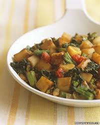 Turnip Hash With Broccoli Rabe Recipe Recipe Turnip Recipes Healthy Potato Recipes Rutabaga Recipes