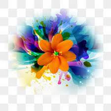 Watercolor Flower Point Of Light Effect Watercolor Flowers Flower Png Images Flower Clipart