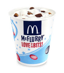 Mcdonald S Reese S Mcflurry Mcflurry Mcdonalds Food Menu Snack Size Mcflurry