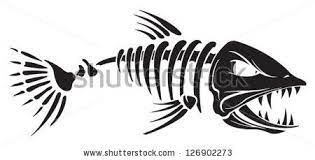 Fish Skeleton Clipart Free Clipart Fish Bone Tattoo Fish Skeleton Fish Silhouette