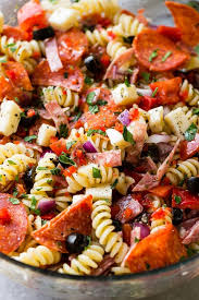 Easy Italian Pasta Salad Homemade Italian Dressing Oh Sweet Basil Recipe Easy Italian Pasta Salad Pasta Salad Italian Italian Pasta Salad Recipe