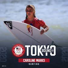Moore earned a score of 14.93, beating south african surfer bianca buitendag. Carissa Moore Caroline Marks Make History As First American Women Surfers Headed To Tokyo 2020 Olympic Games Usa Surfing