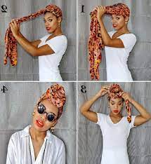 How To Tie A Turban A Step By Step Guide Stylishlee Fashionblogger Jam Kopftuch Binden Binde Hair Wrap Scarf Hair Scarf Styles Scarf Hairstyles