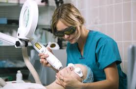 After instillation of fluorescein, the white and cobalt blue light examination seems to confirm the dye retention. Laser Treatment For Acne Light Therapy Acne Spot Treatment