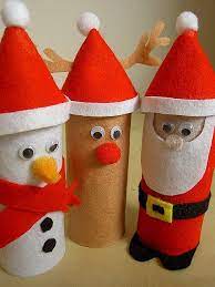 Unterstützen sie ihr kind mit didaktisch wirklich sinnvollen produkten, damit es den schulalltag einfach meistert. Finished Buddies Weihnachtsmann Basteln Basteln Mit Toilettenpapierrollen Klopapierrollen Basteln